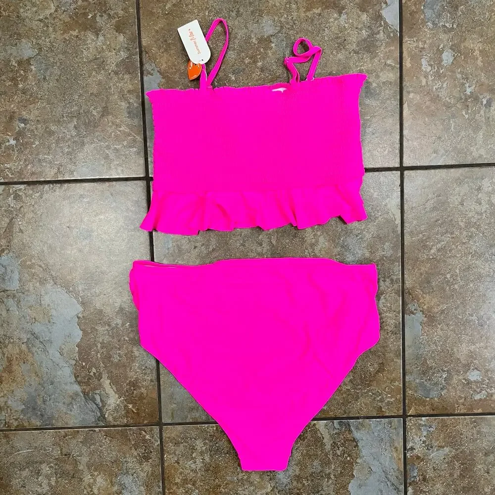 NWT Summer Mae Maternity 2XL Bikini Set